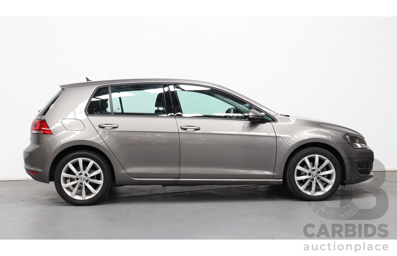 6/2014 Volkswagen Golf 90 TSI AU MY14 5d Hatchback Grey 1.4L Turbo