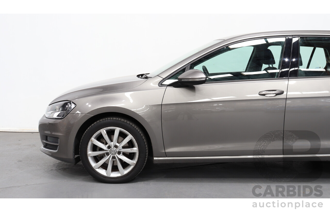 6/2014 Volkswagen Golf 90 TSI AU MY14 5d Hatchback Grey 1.4L Turbo