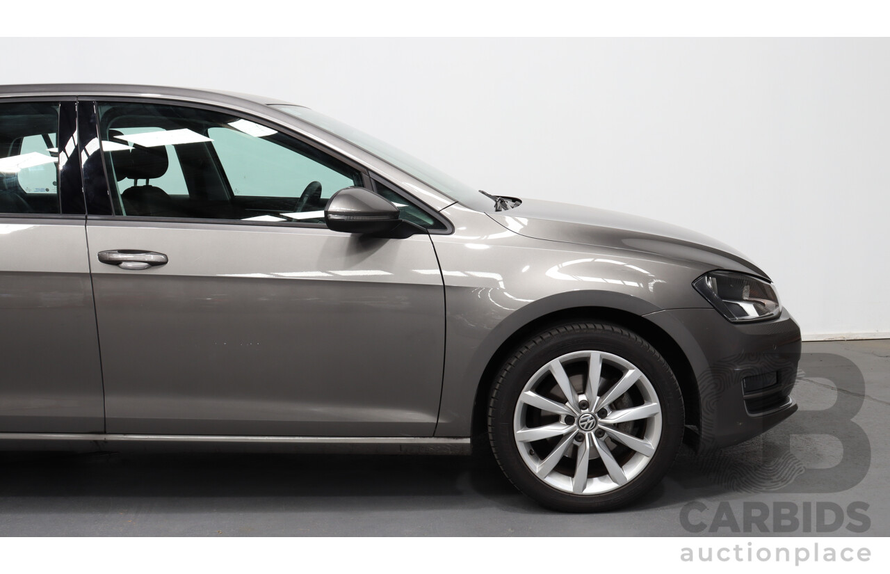 6/2014 Volkswagen Golf 90 TSI AU MY14 5d Hatchback Grey 1.4L Turbo