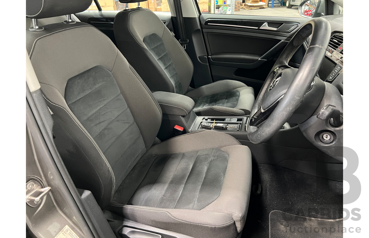 6/2014 Volkswagen Golf 90 TSI AU MY14 5d Hatchback Grey 1.4L Turbo