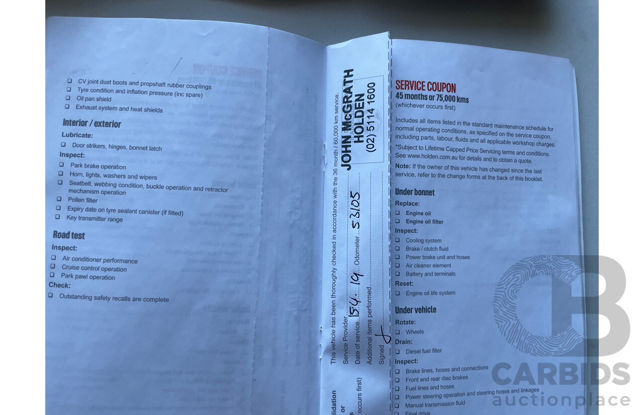 11/2016 Holden Captiva 7 LTZ (awd) CG MY15 4d Wagon Red 3.0L