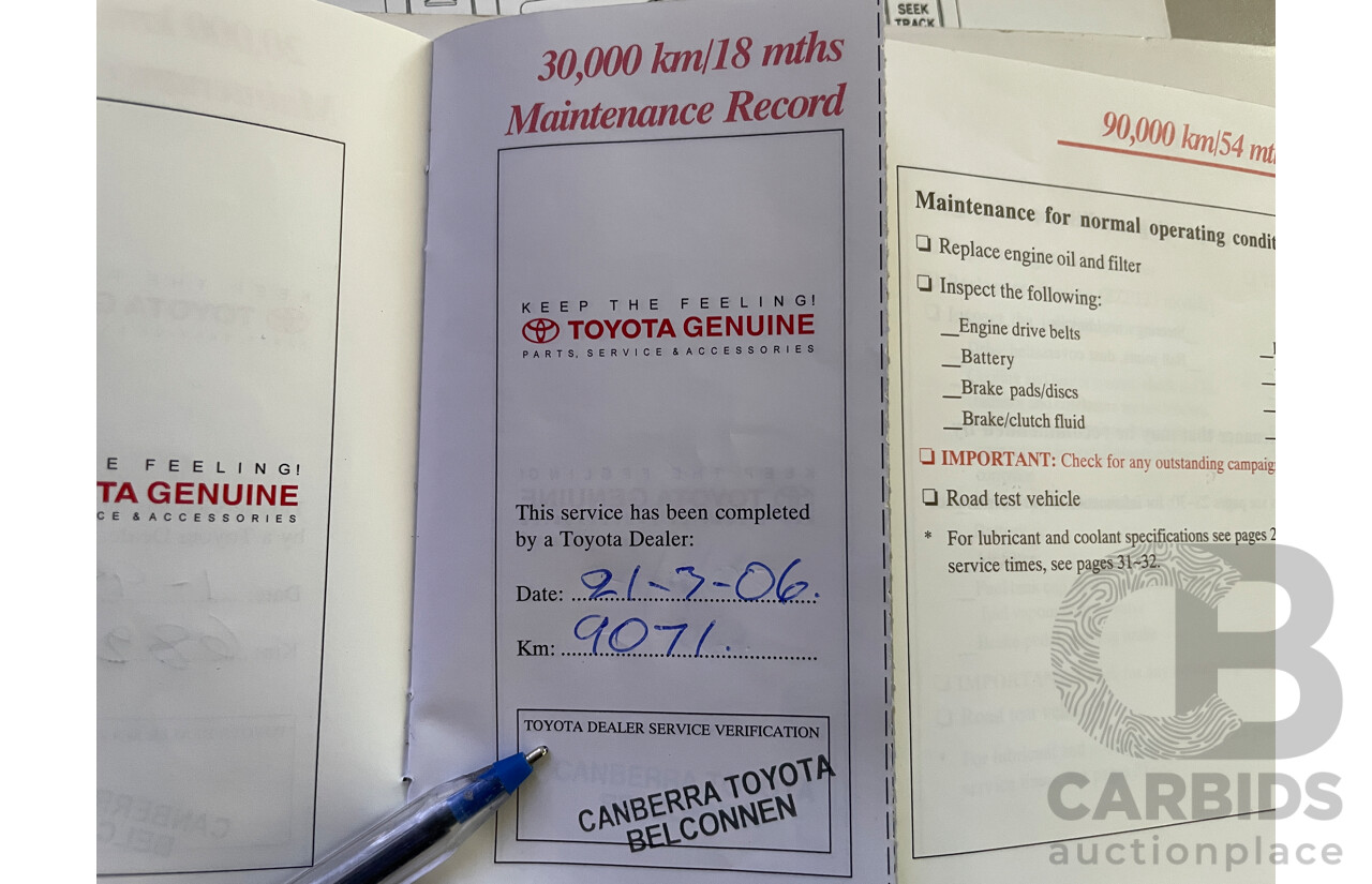 1/2004 Toyota Corolla Ascent ZZE122R 4d Sedan Silver 1.8L