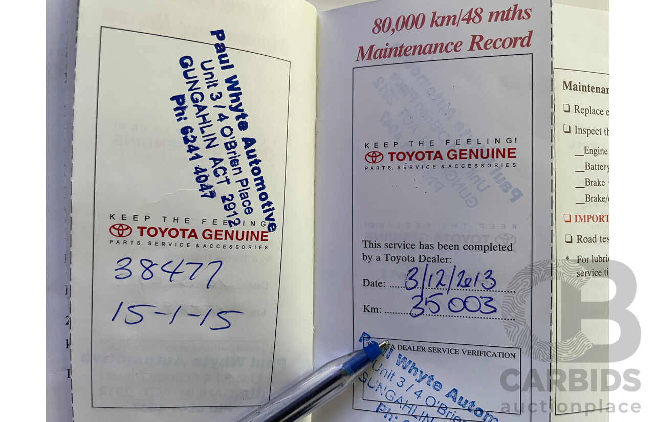 1/2004 Toyota Corolla Ascent ZZE122R 4d Sedan Silver 1.8L