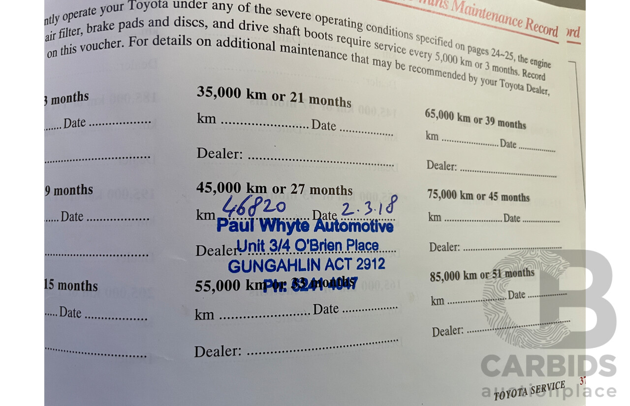 1/2004 Toyota Corolla Ascent ZZE122R 4d Sedan Silver 1.8L