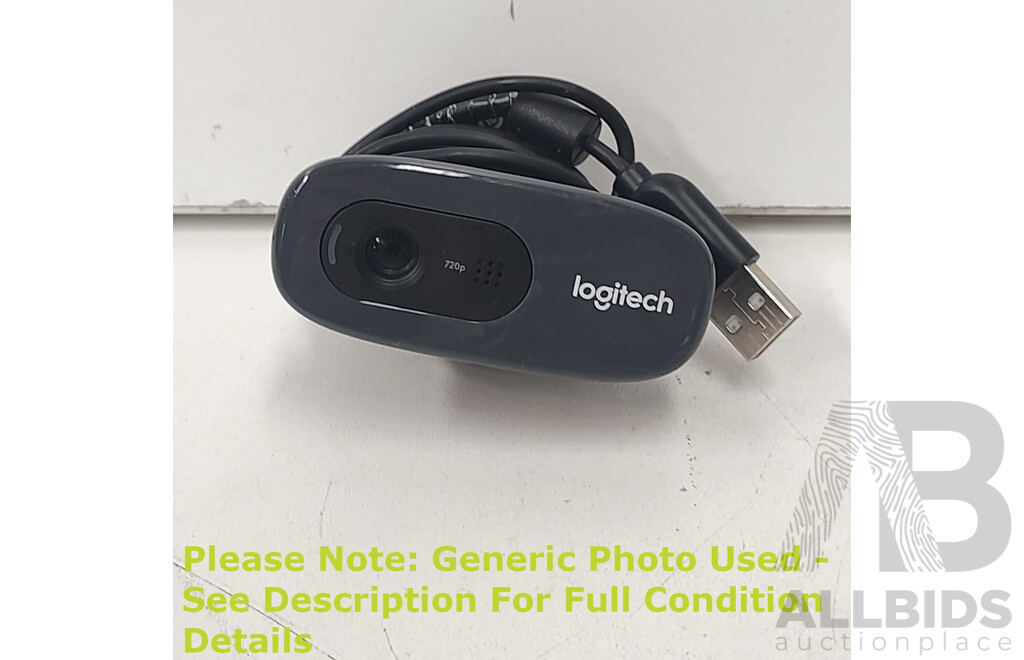 Logitech (V-U0018) HD 720p Webcam - Lot of Twelve