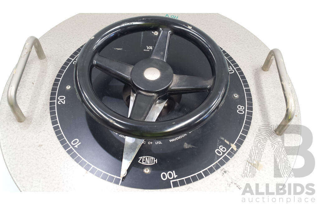 Zenith Electric Co Ltd Variac Transformer - Type 50BM