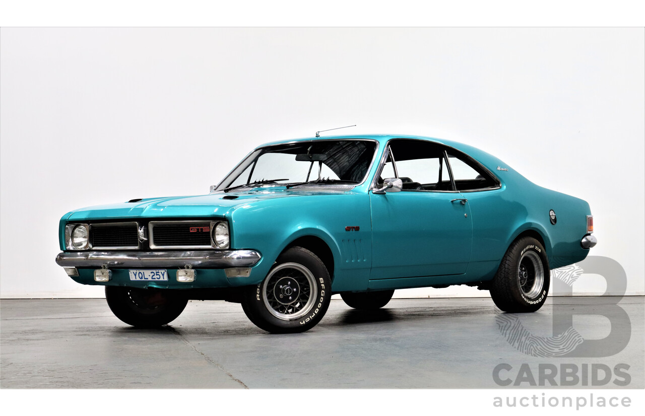 10/1970 Holden Monaro GTS HG 2d Coupe Green 253ci V8