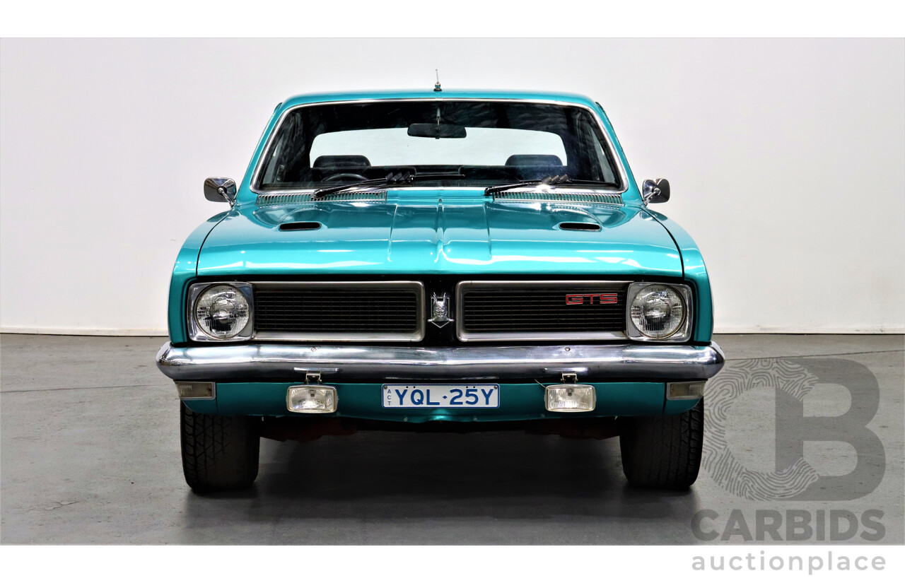 10/1970 Holden Monaro GTS HG 2d Coupe Green 253ci V8