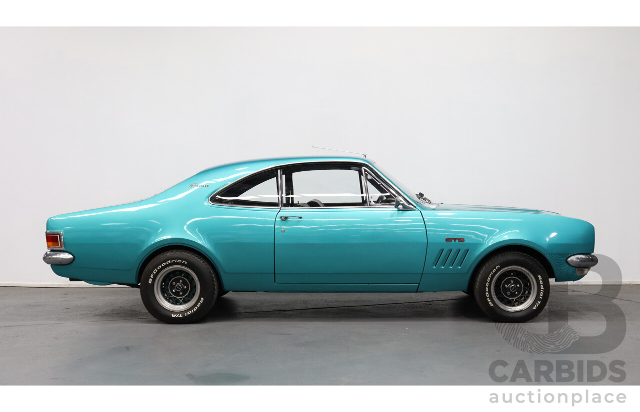 10/1970 Holden Monaro GTS HG 2d Coupe Green 253ci V8