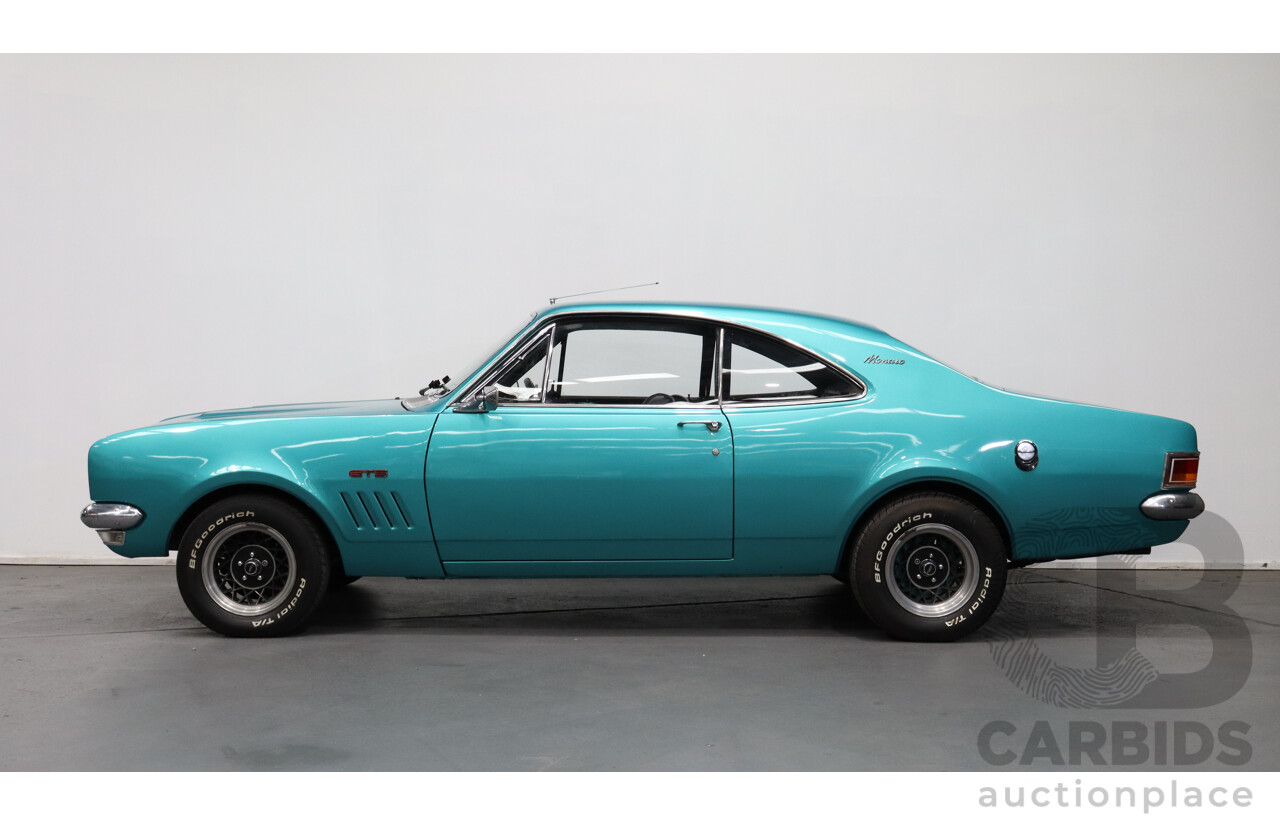 10/1970 Holden Monaro GTS HG 2d Coupe Green 253ci V8