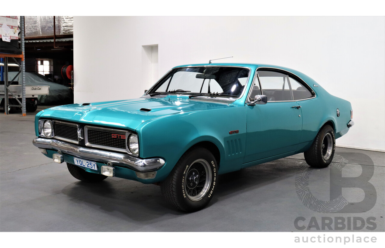 10/1970 Holden Monaro GTS HG 2d Coupe Green 253ci V8