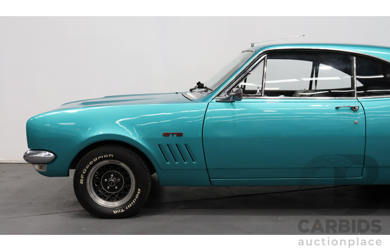 10/1970 Holden Monaro GTS HG 2d Coupe Green 253ci V8