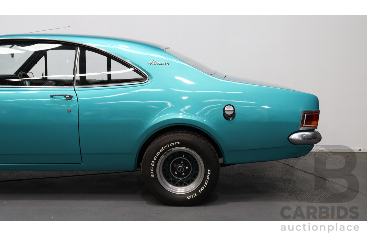 10/1970 Holden Monaro GTS HG 2d Coupe Green 253ci V8