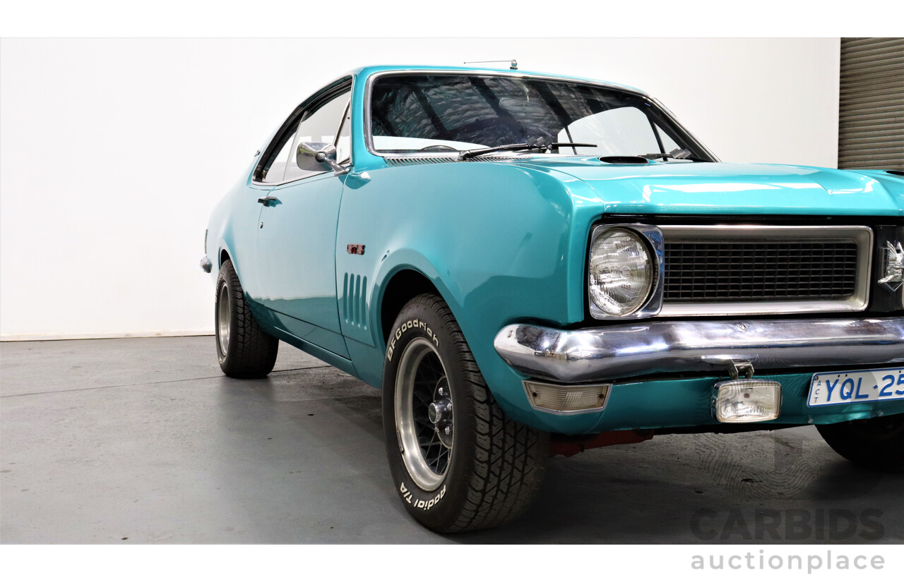 10/1970 Holden Monaro GTS HG 2d Coupe Green 253ci V8