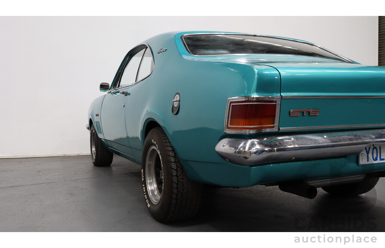 10/1970 Holden Monaro GTS HG 2d Coupe Green 253ci V8