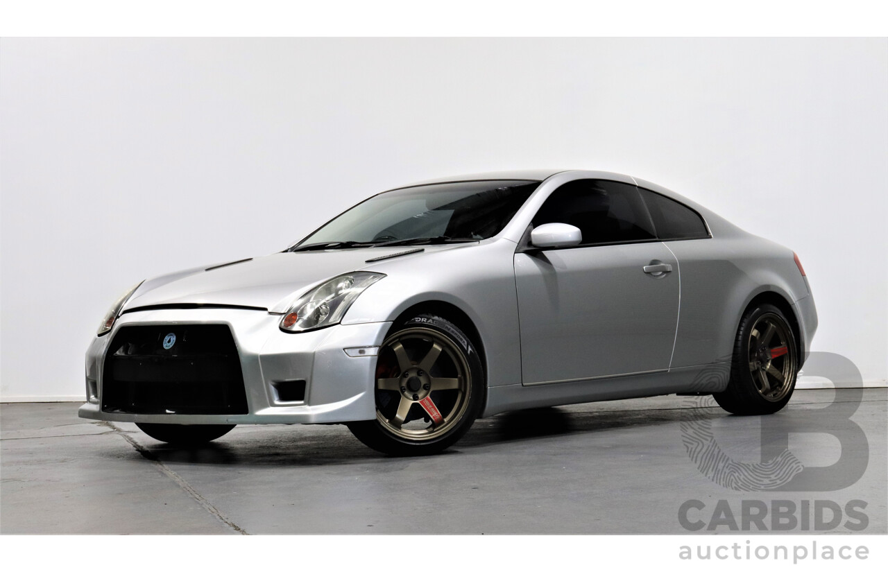 11/2004 Nissan Skyline V35 350GT 2d Coupe Silver 3.5L V6