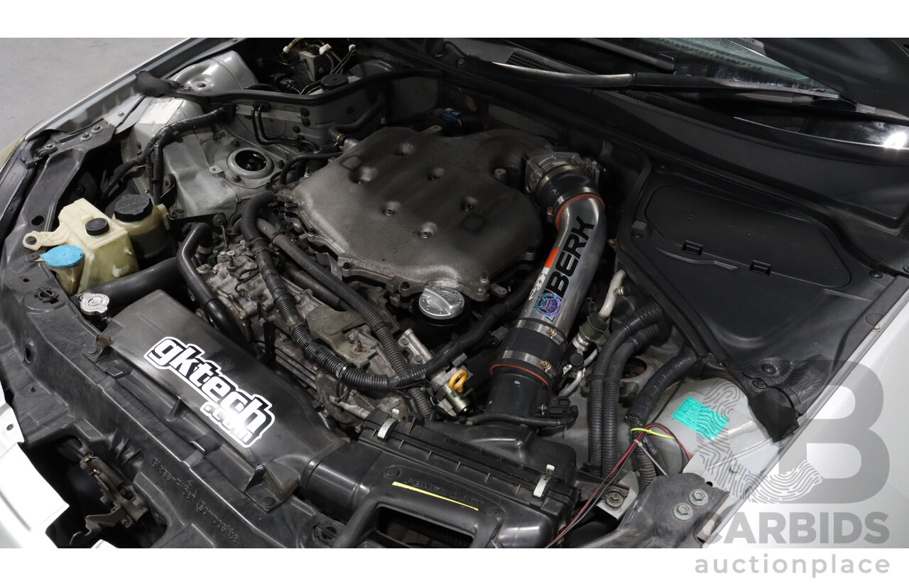 11/2004 Nissan Skyline V35 350GT 2d Coupe Silver 3.5L V6