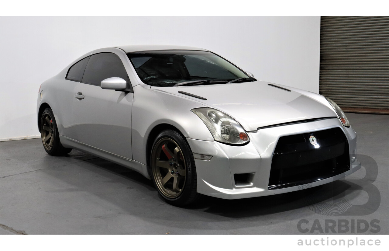 11/2004 Nissan Skyline V35 350GT 2d Coupe Silver 3.5L V6