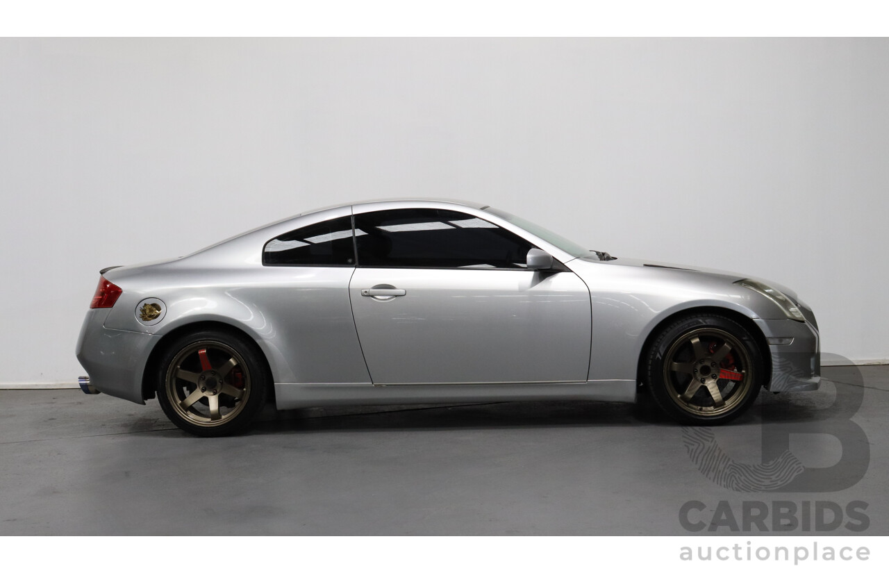 11/2004 Nissan Skyline V35 350GT 2d Coupe Silver 3.5L V6