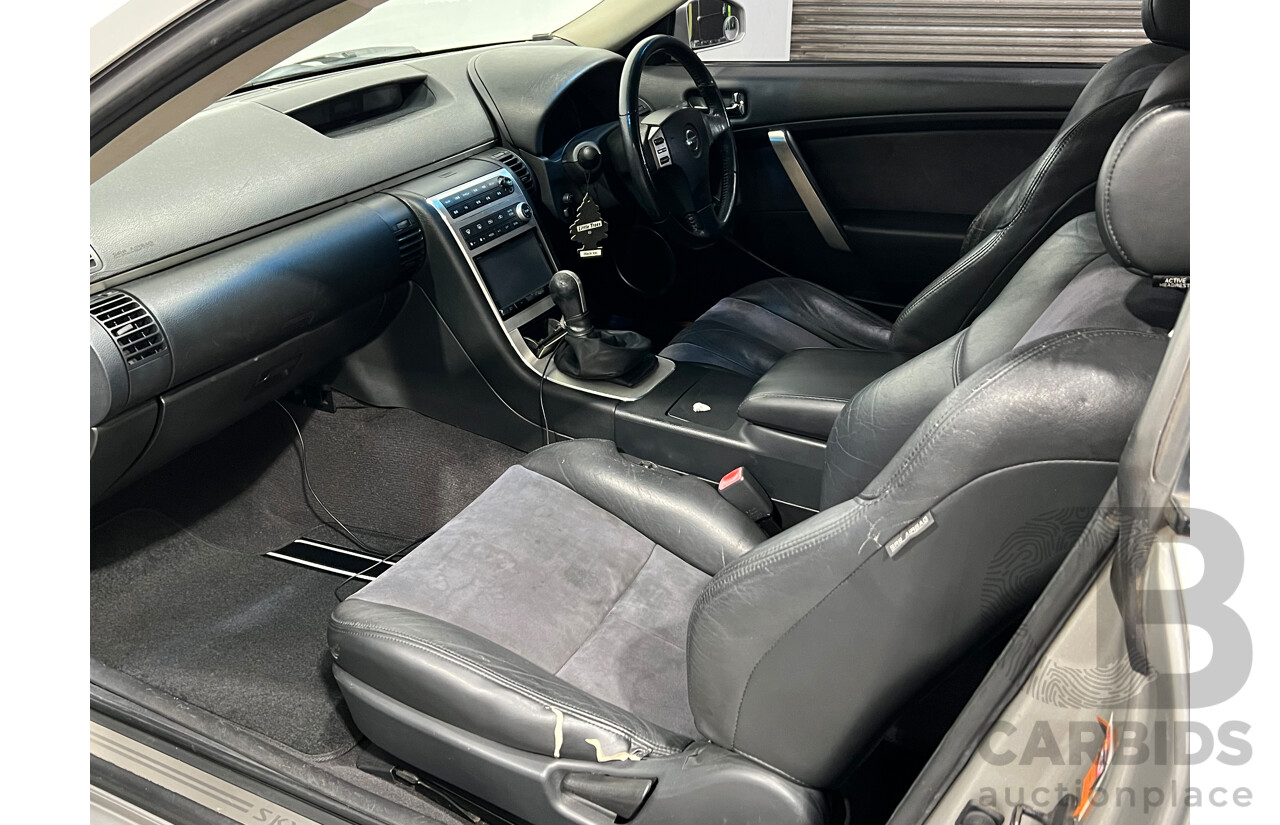 11/2004 Nissan Skyline V35 350GT 2d Coupe Silver 3.5L V6