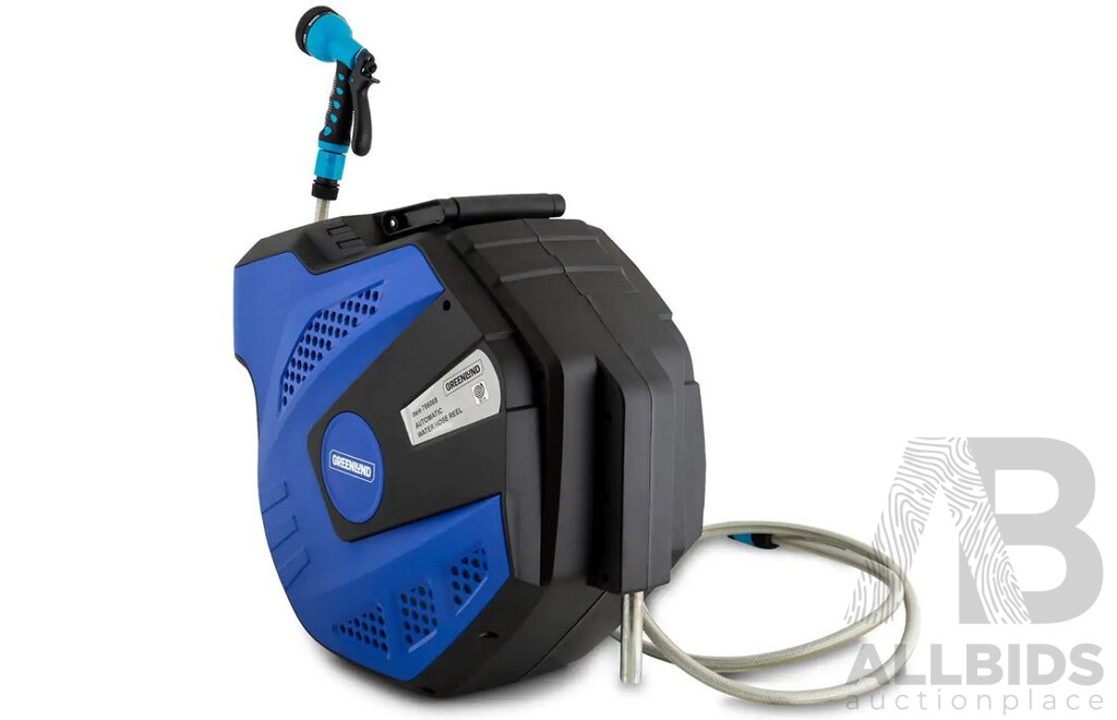 Greenlund 30m Automatic Water Garden Hose Reel - ORP $109.00