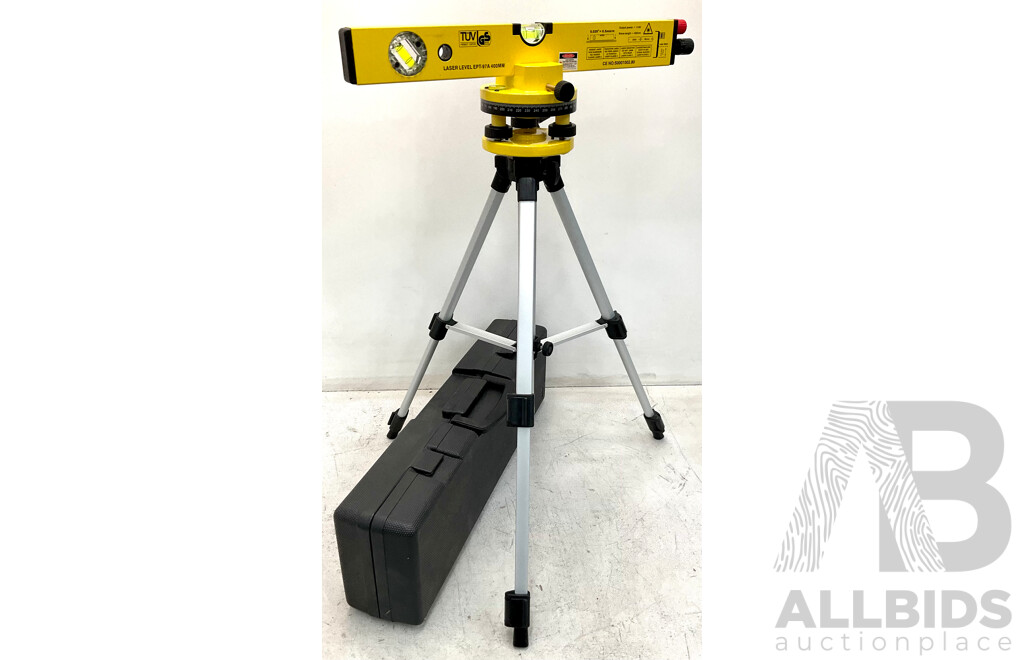 GS Aluminium Laser Level Kit EPT-97A 400 Mm Inc. Adjustable Tripod