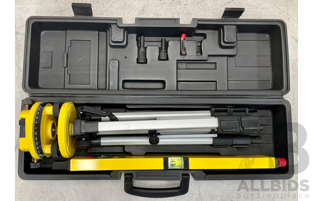 GS Aluminium Laser Level Kit EPT-97A 400 Mm Inc. Adjustable Tripod