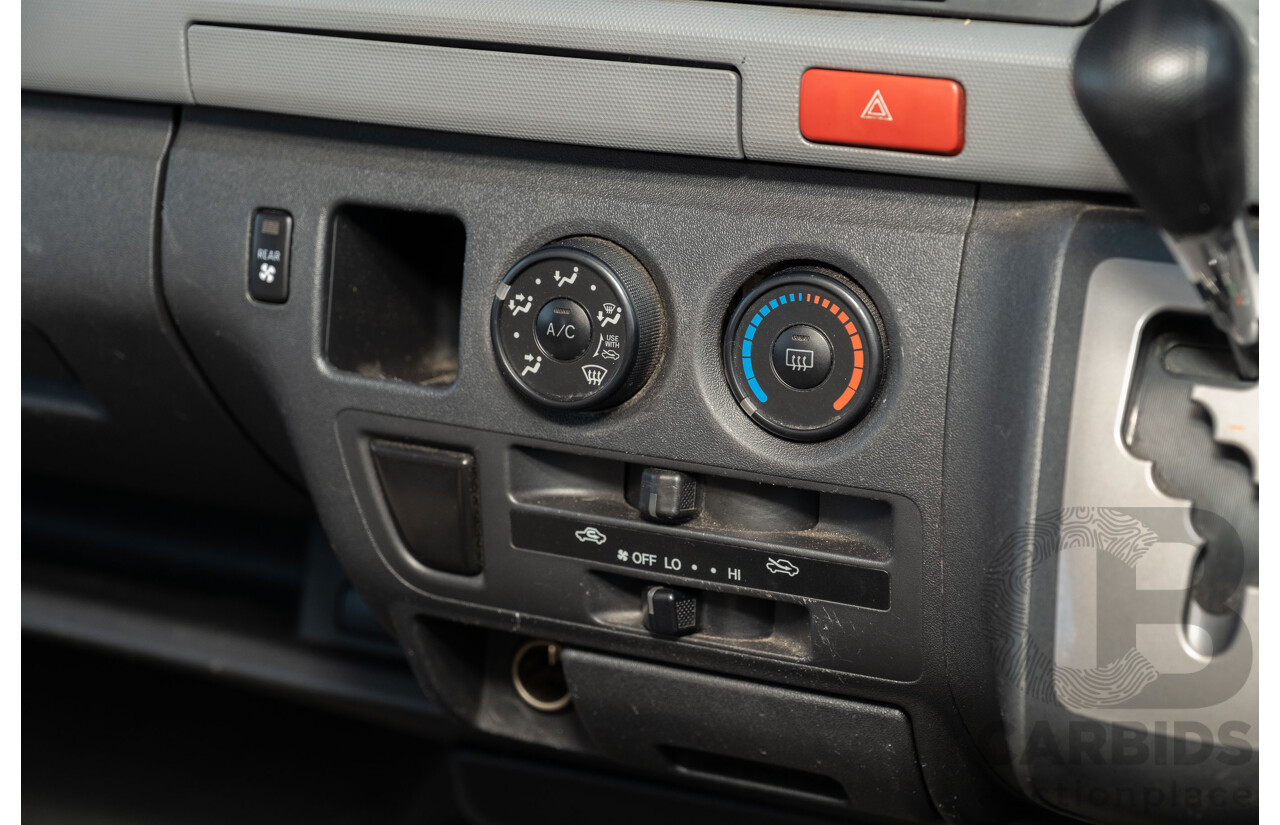 4/2007 Toyota Hiace Commuter KDH223R MY07 Bus White 3.0L Turbo Diesel - 12 Seater