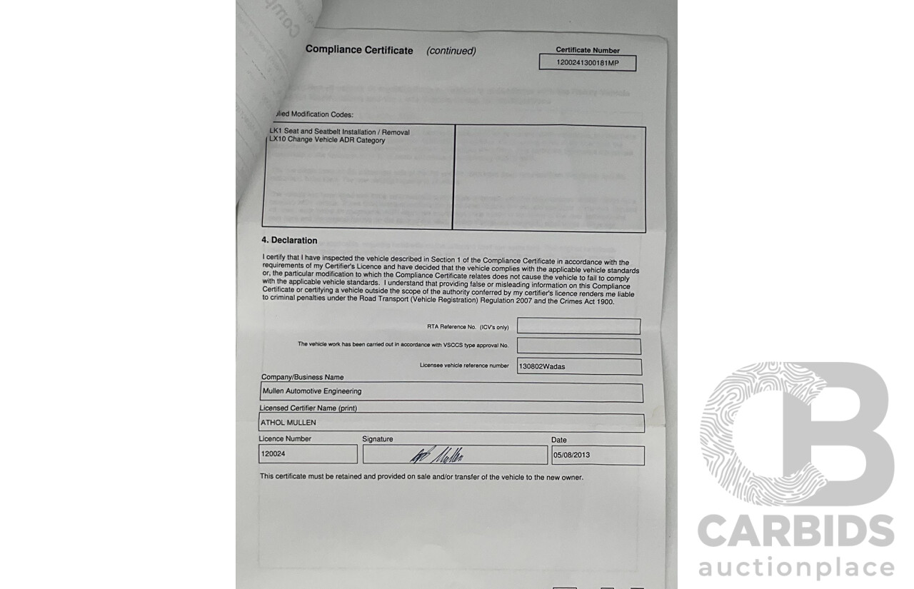 4/2007 Toyota Hiace Commuter KDH223R MY07 Bus White 3.0L Turbo Diesel - 12 Seater