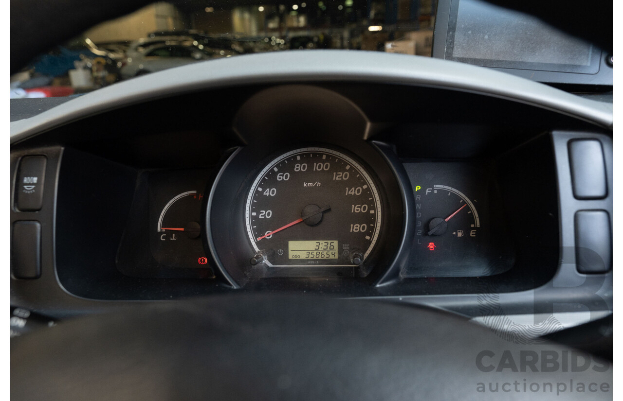 4/2007 Toyota Hiace Commuter KDH223R MY07 Bus White 3.0L Turbo Diesel - 12 Seater