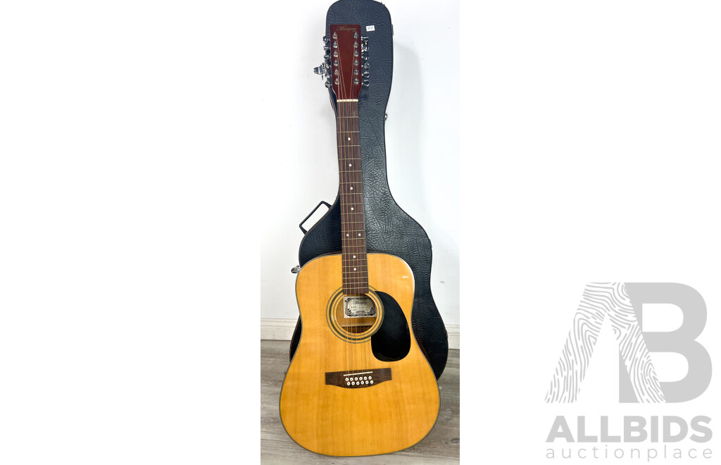 Marquez Guitar 12 String Guitar  in Yamaha Case