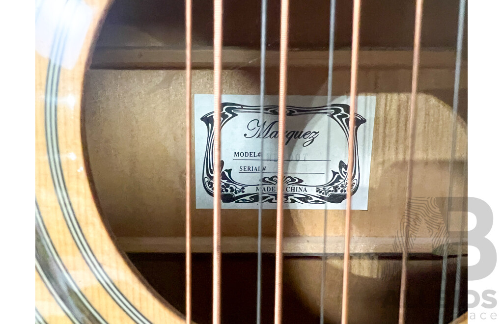 Marquez Guitar 12 String Guitar  in Yamaha Case