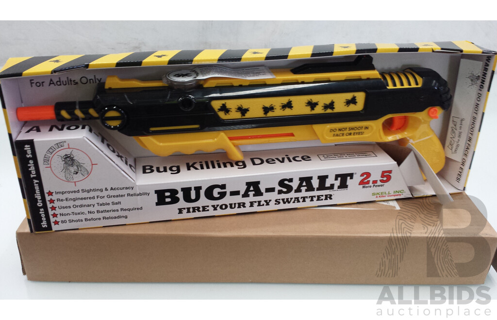 Bug-a-Salt Insect Guns- Lot of Two - Brand New