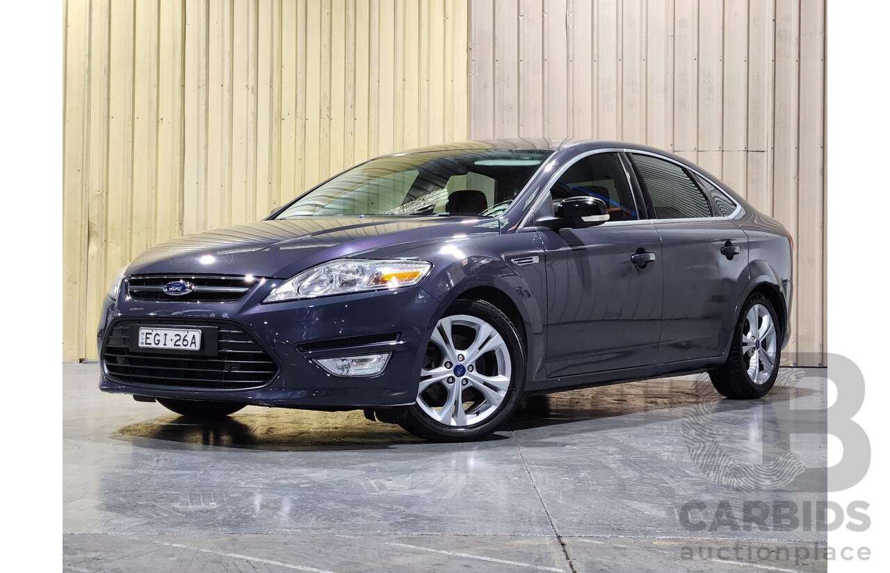 4/2012 Ford Mondeo Zetec Ecoboost MC 5d Hatchback Grey 2.0L Turbo