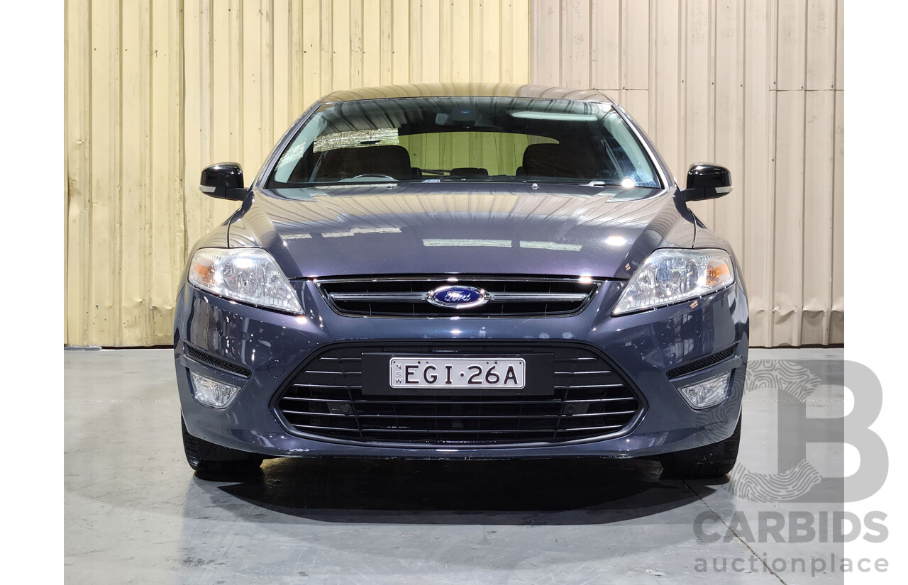 4/2012 Ford Mondeo Zetec Ecoboost MC 5d Hatchback Grey 2.0L Turbo