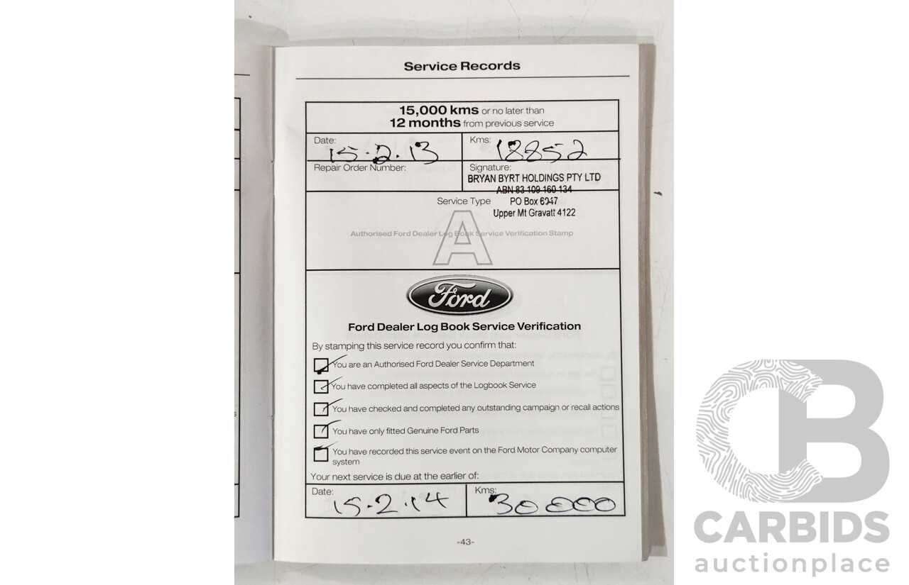4/2012 Ford Mondeo Zetec Ecoboost MC 5d Hatchback Grey 2.0L Turbo