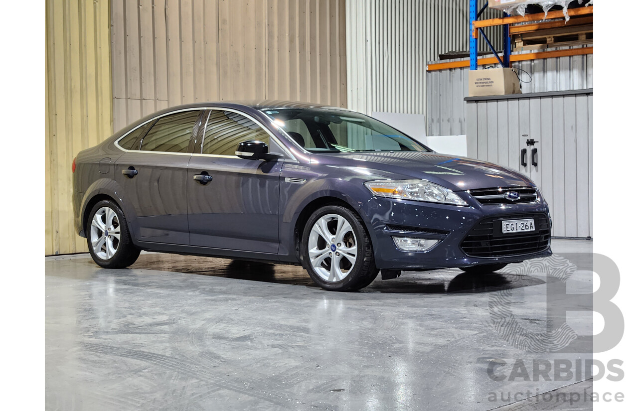 4/2012 Ford Mondeo Zetec Ecoboost MC 5d Hatchback Grey 2.0L Turbo