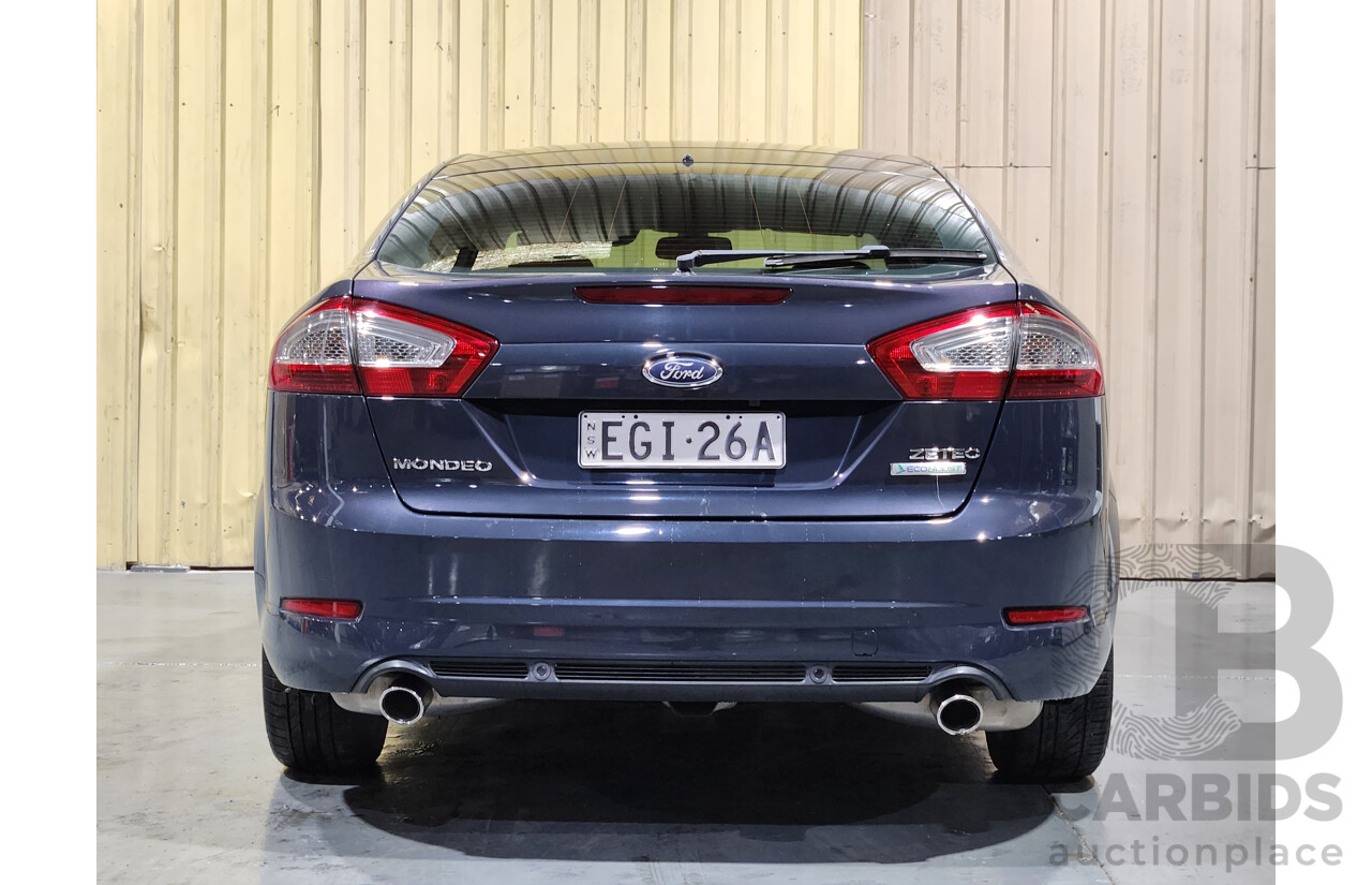 4/2012 Ford Mondeo Zetec Ecoboost MC 5d Hatchback Grey 2.0L Turbo