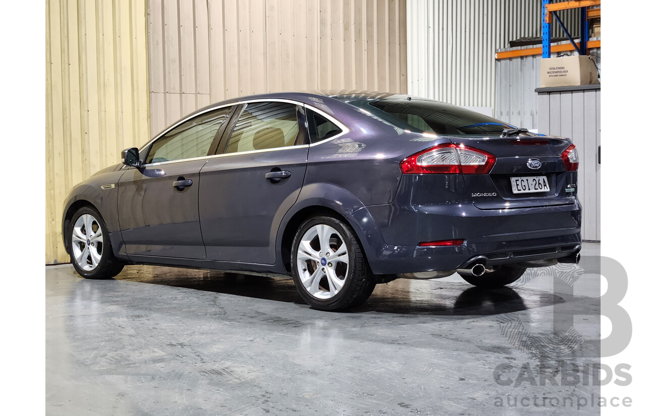 4/2012 Ford Mondeo Zetec Ecoboost MC 5d Hatchback Grey 2.0L Turbo