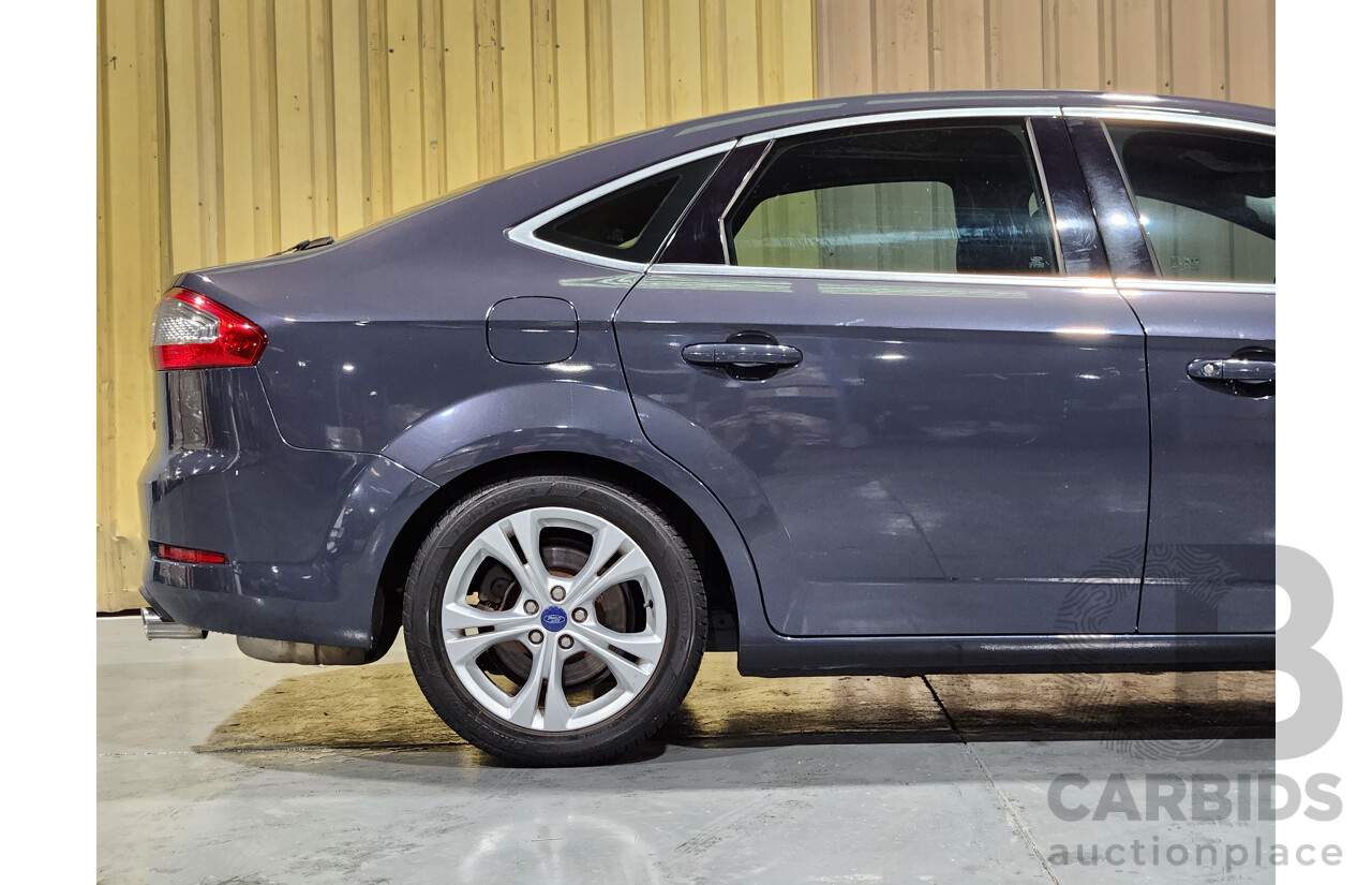 4/2012 Ford Mondeo Zetec Ecoboost MC 5d Hatchback Grey 2.0L Turbo