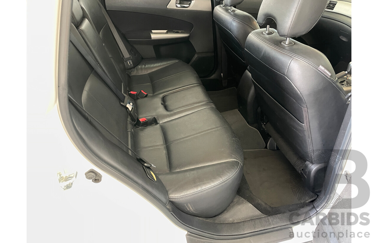 11/2008 Subaru Forester XS Premium MY09 4d Wagon White 2.5L