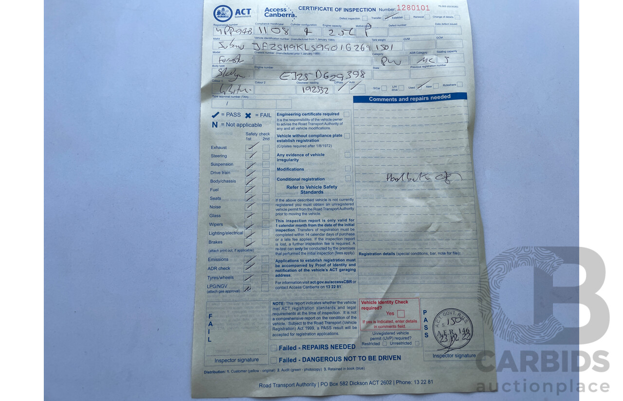 11/2008 Subaru Forester XS Premium MY09 4d Wagon White 2.5L