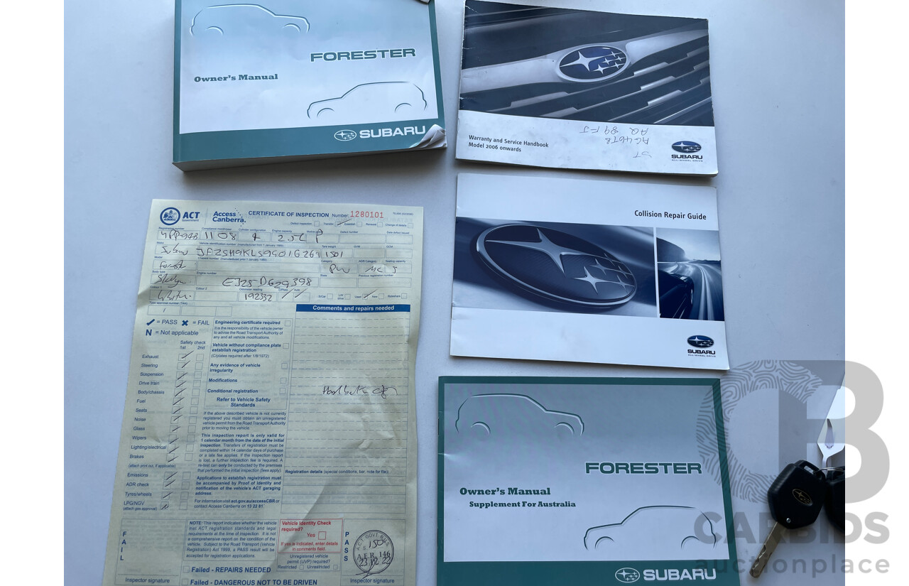 11/2008 Subaru Forester XS Premium MY09 4d Wagon White 2.5L