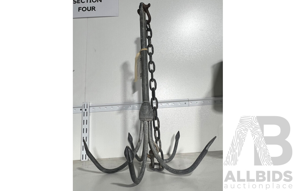 Vintage Grappling Hook Anchor