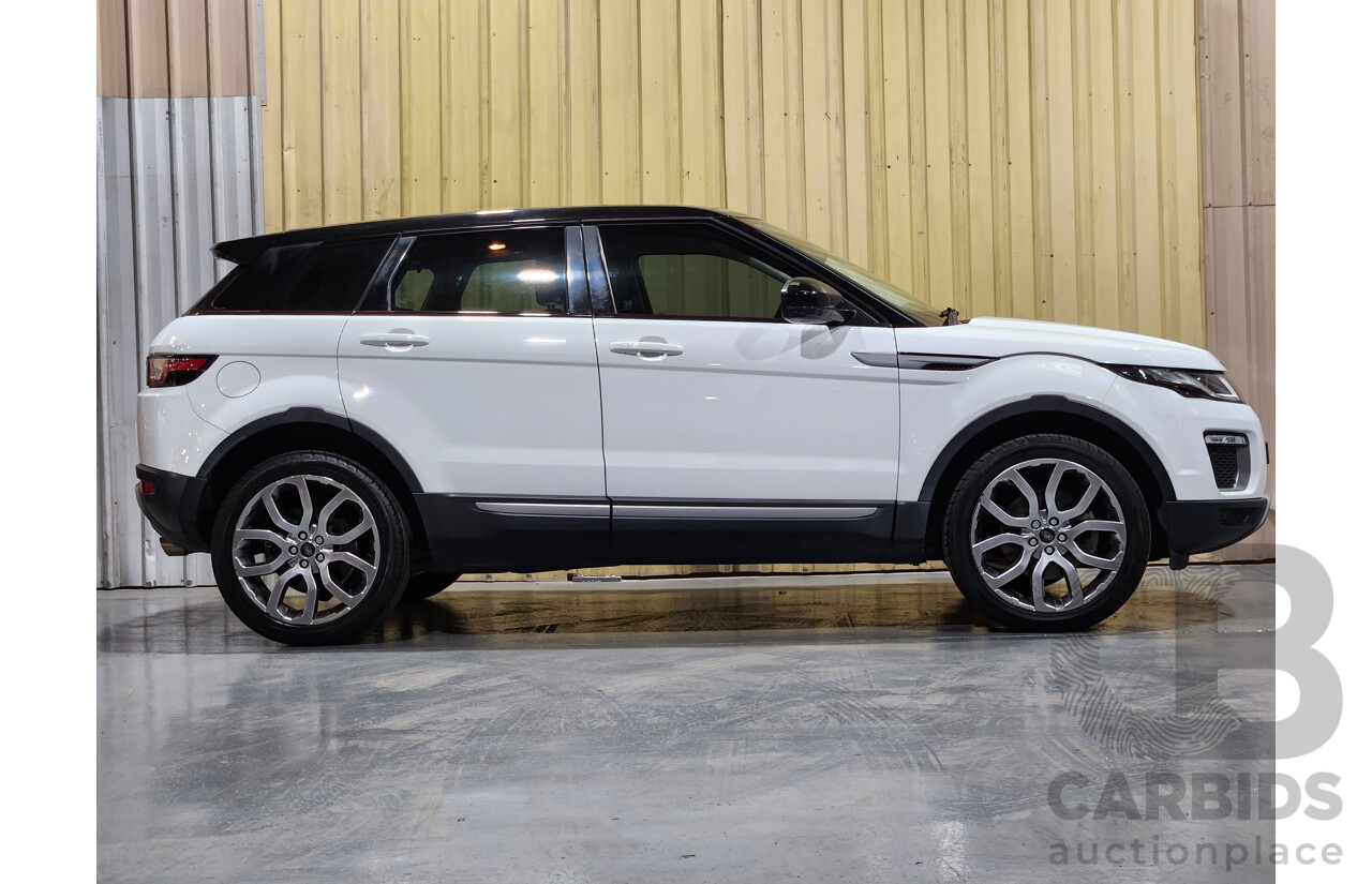 6/2016 Range Rover Evoque TD4 150 SE LV MY16.5 5d Wagon White 2.0L Turbo Diesel
