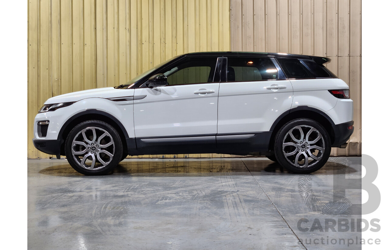 6/2016 Range Rover Evoque TD4 150 SE LV MY16.5 5d Wagon White 2.0L Turbo Diesel