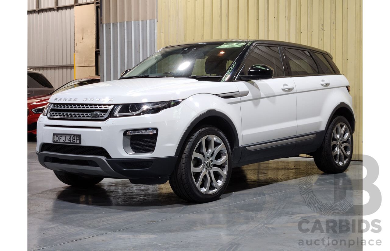 6/2016 Range Rover Evoque TD4 150 SE LV MY16.5 5d Wagon White 2.0L Turbo Diesel