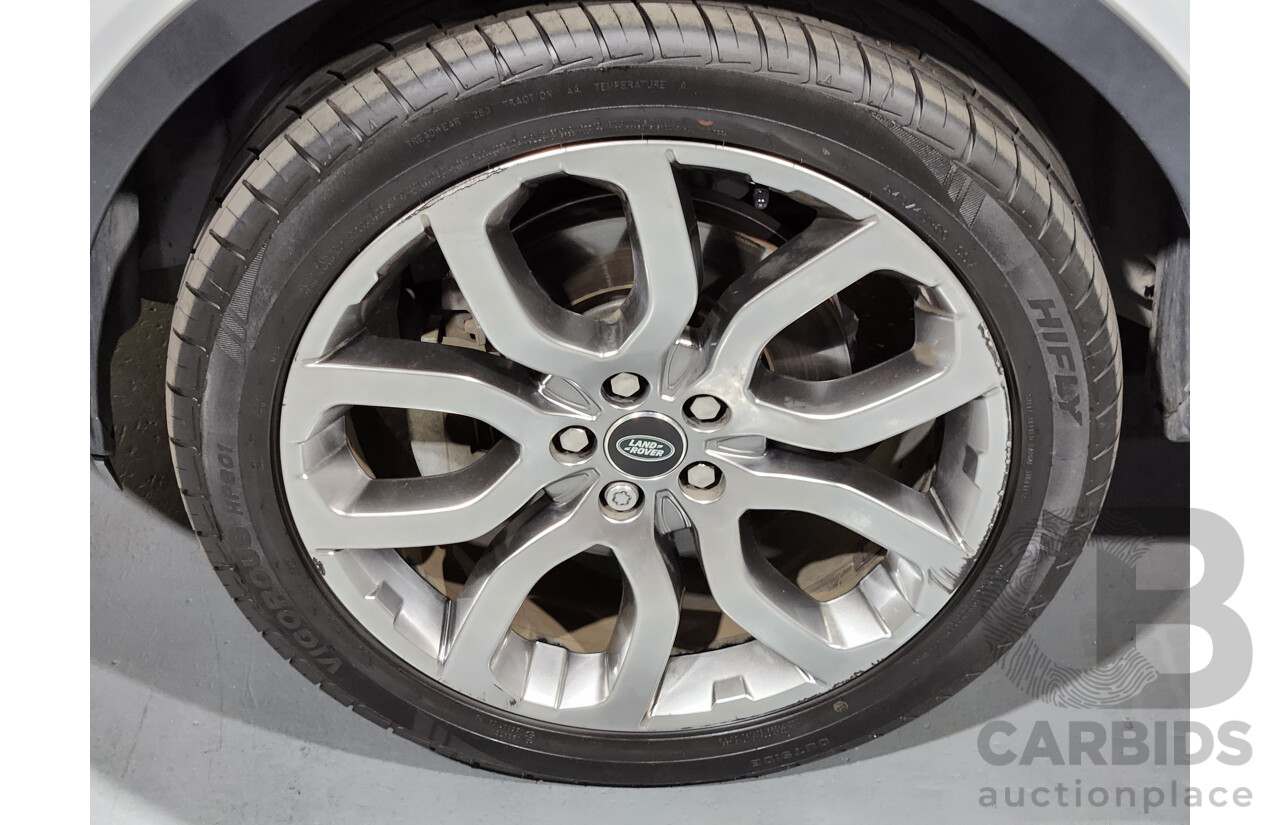 6/2016 Range Rover Evoque TD4 150 SE LV MY16.5 5d Wagon White 2.0L Turbo Diesel