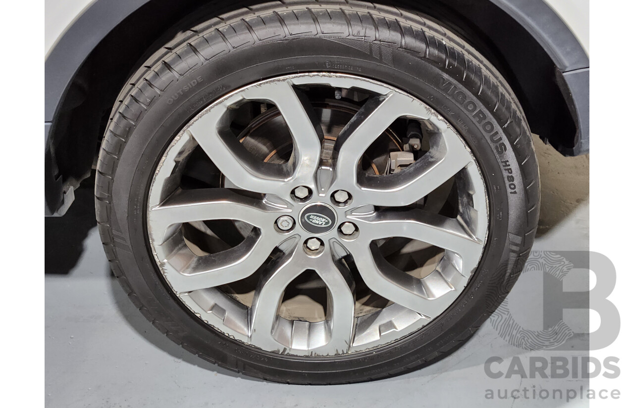 6/2016 Range Rover Evoque TD4 150 SE LV MY16.5 5d Wagon White 2.0L Turbo Diesel