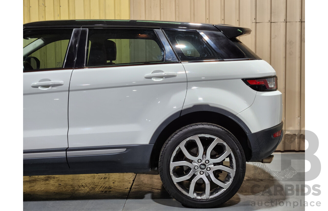6/2016 Range Rover Evoque TD4 150 SE LV MY16.5 5d Wagon White 2.0L Turbo Diesel